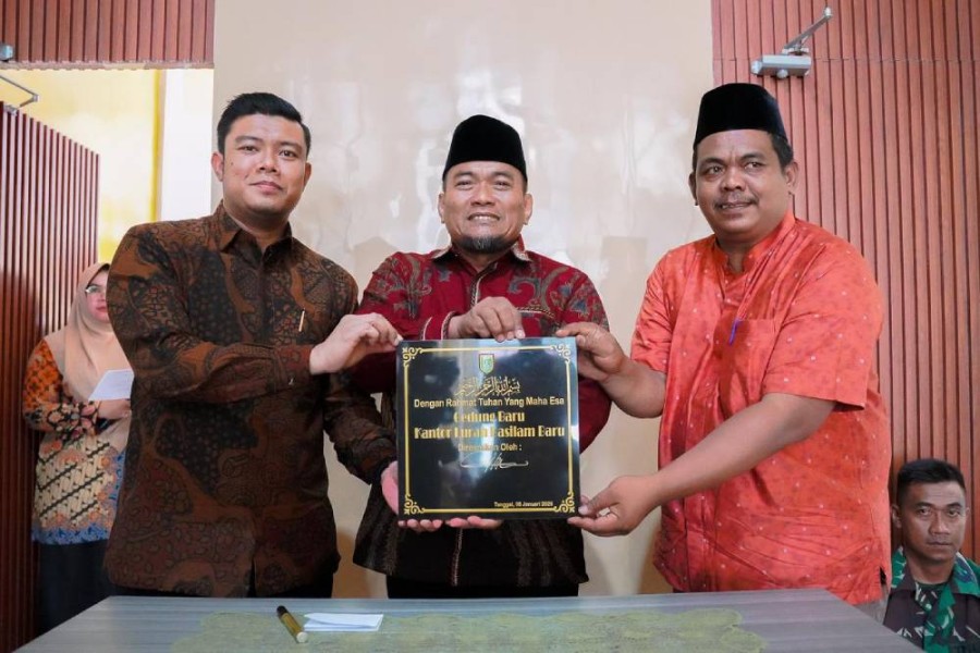 Wawako Dumai Resmikan Kantor Lurah Basilam Baru, Dorong Pelayanan Publik Lebih Profesional