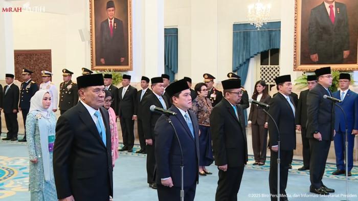 BREAKING NEWS- Presiden Resmi Lantik Menkopolkam Djamari Chaniago dan Menpora Erick Tohir Serta 11 Pejabat, Ini Nama-namanya!