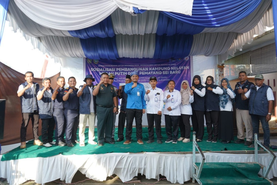 Desa Pematang Sei Baru Asahan Jadi Lokasi Program Prioritas Nasional Kampung Nelayan Merah Putih