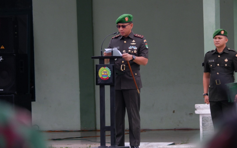 Kodim 0320 Dumai Peringati Hari Juang TNI AD ke-80 dengan Upacara Khidmat