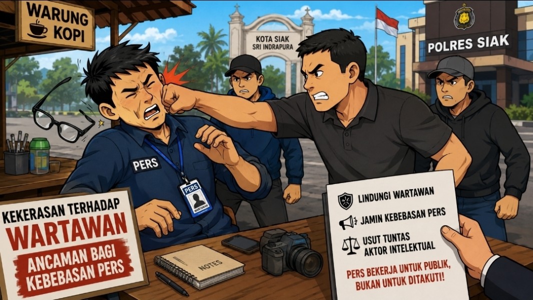 Dugaan Wartawan Dianiaya Saat Bertugas di Siak, Pemred Tribun Pekanbaru Minta Polisi Ungkap hingga Dalang di Baliknya