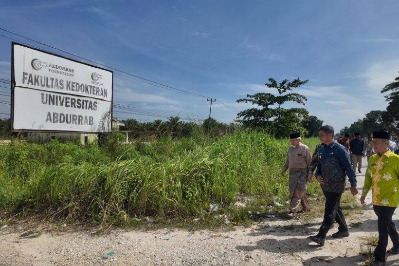 Bupati Kampar Dukung Pembangunan Rumah Sakit Universitas Abdurrab