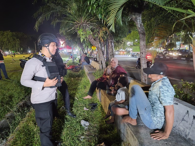 Tim Raga Polres Kampar Patroli Malam: Jaga Kamtibmas, Dekat dengan Masyarakat