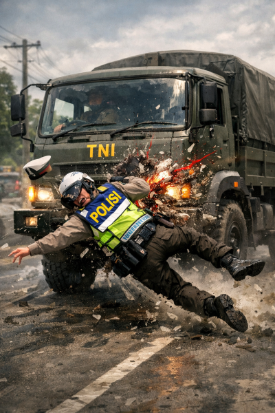 Dua Anggota Polri Gugur dalam Kecelakaan di Cisarua saat bertugas