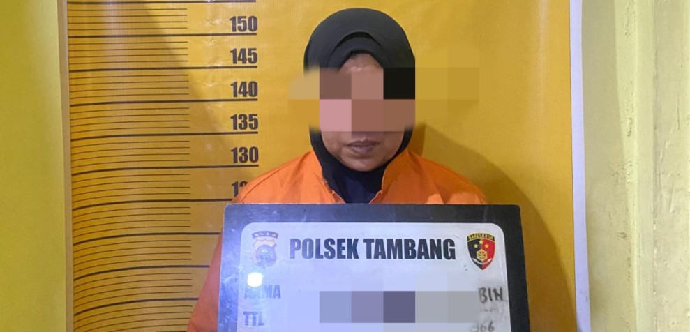 Wanita Ini Ditangkap Polsek Tambang, Karena Lalai Menyebabkan Kebakaran Lahan