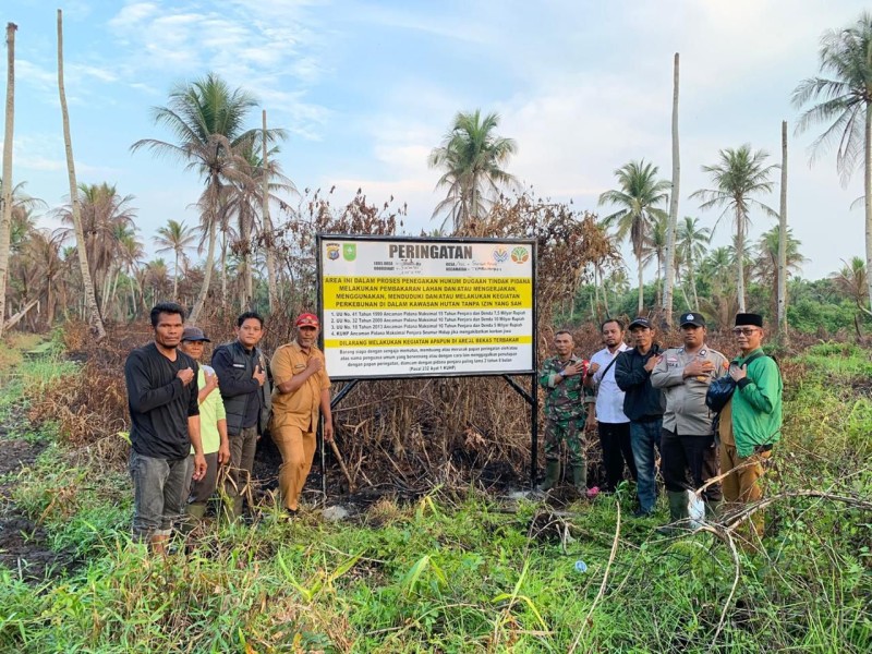 Polda Riau Awasi Lahan Bekas Terbakar, Pastikan Karhutla Tak Jadi Jalan Membuka Lahan