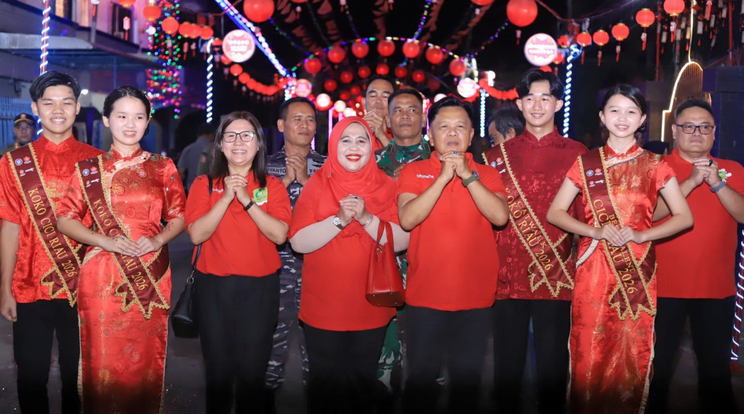 Festival Lampion 2026 Dibuka, Bupati Asmar: Meranti Rumah Toleransi Semua Suku