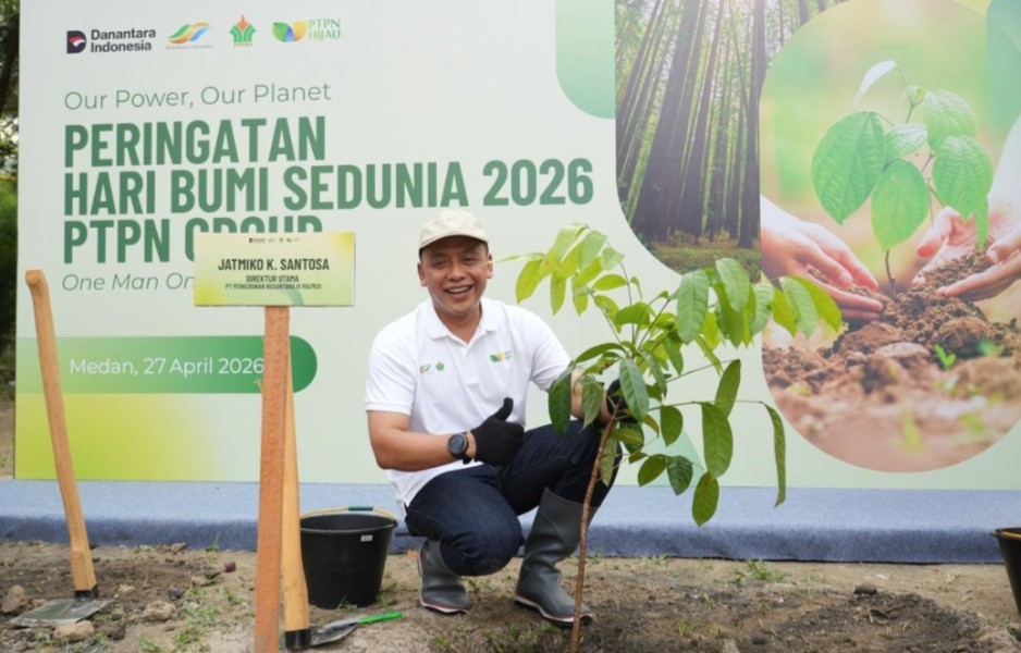 PTPN IV PalmCo Target Tanam 50.000 Pohon, Perkuat Komitmen Lingkungan di Hari Bumi