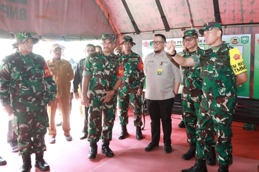TMMD ke-126 Siak: Brigjen Mukhlis Tinjau Progres di Sungai Mandau
