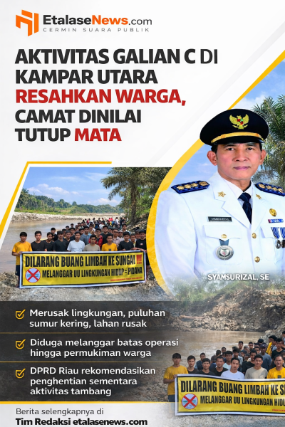 Aktivitas Galian C di Kampar Utara Resahkan Warga, Camat Dinilai Tutup Mata