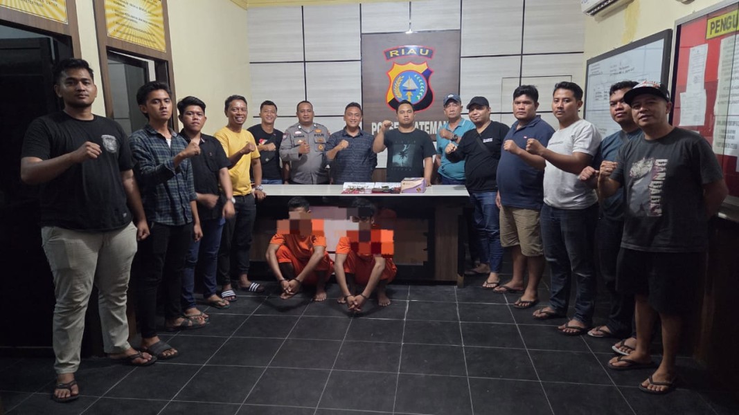 Polsek Kateman Grebek Sarang Narkoba di Kuala Selat, Dua Pelaku Dibekuk Bersama Sabu