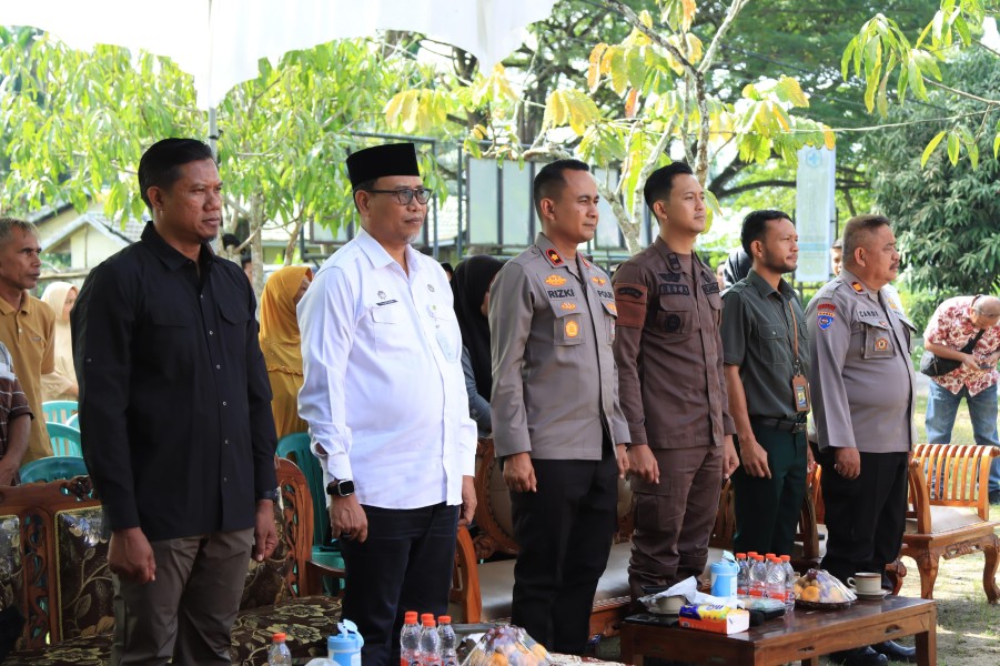 Deklarasi dan Penandatanganan Komitmen Bersama Kampung Bebas Narkoba, Polres Inhil Komitmen Perangi Narkoba di Hari Bhayangkara ke-79