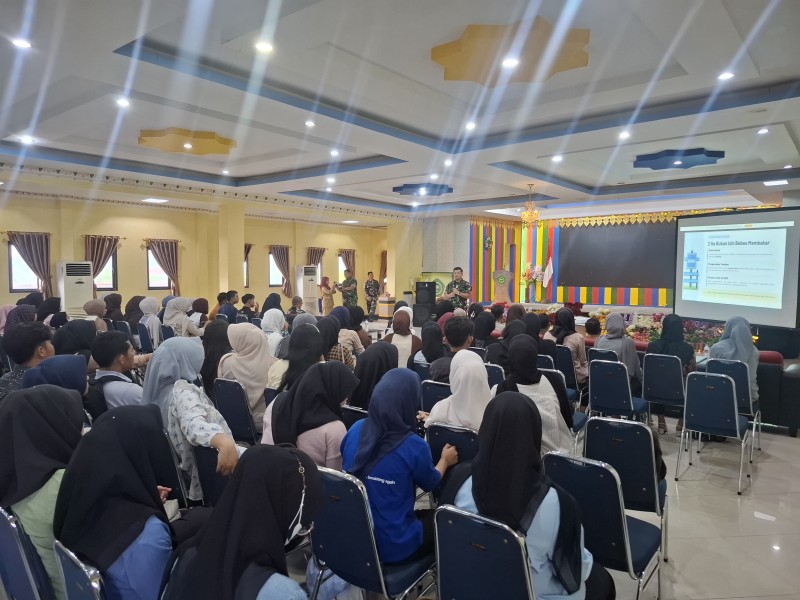 Mabes TNI Gelar Penyuluhan Pencegahan Karhutla di Universitas Lancang Kuning Dumai