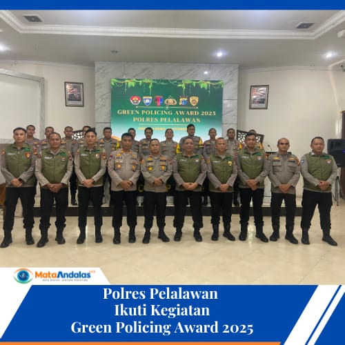 Polres Pelalawan Ikuti Kegiatan Green Policing Award 2025