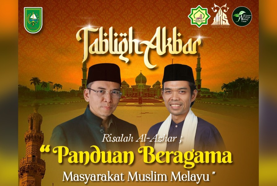 UAS dan TGB Tabligh Akbar di Masjid Raya Annur Besok, Bahas Panduan Beragama Masyarakat Melayu