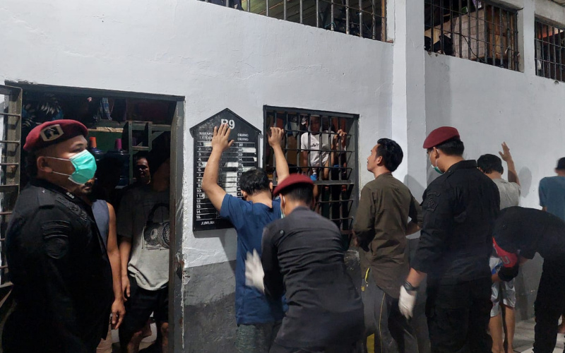 Rutan Dumai Kembali Geledah Kamar Warga Binaan, ini yang Ditemukan