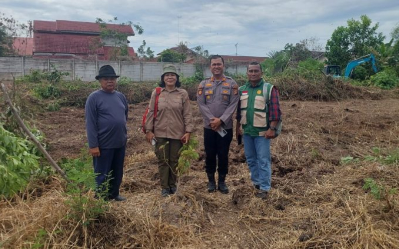 Dari Pelabuhan ke Pertanian, Polsek KSKP Dumai Perkuat Ketahanan Pangan