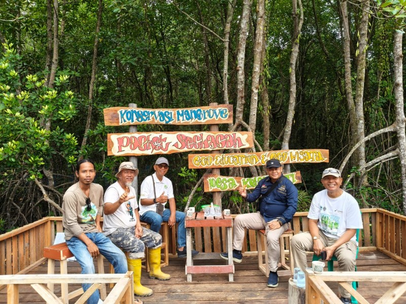 Anggota DPD RI Abdul Hamid Tinjau Kawasan Mangrove Paghet Seghaghah di Desa Kelapa Pati