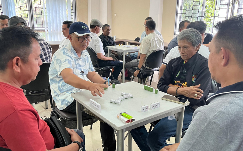 PWI Riau Gelar Kejuaraan Tenis Meja dan Domino untuk Eratkan Persatuan Wartawan