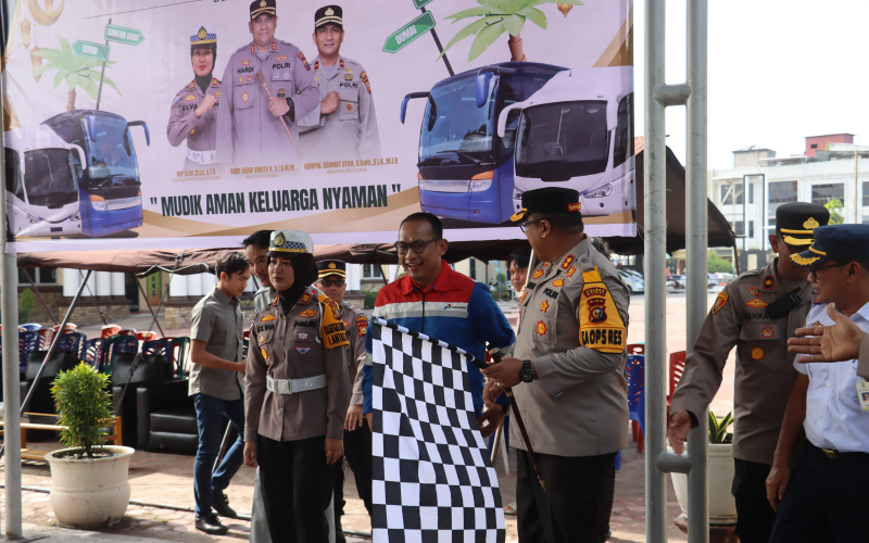 Mudik Asik Polres Dumai, AKBP Hardi: Selamat Hari Raya Idul Fitri