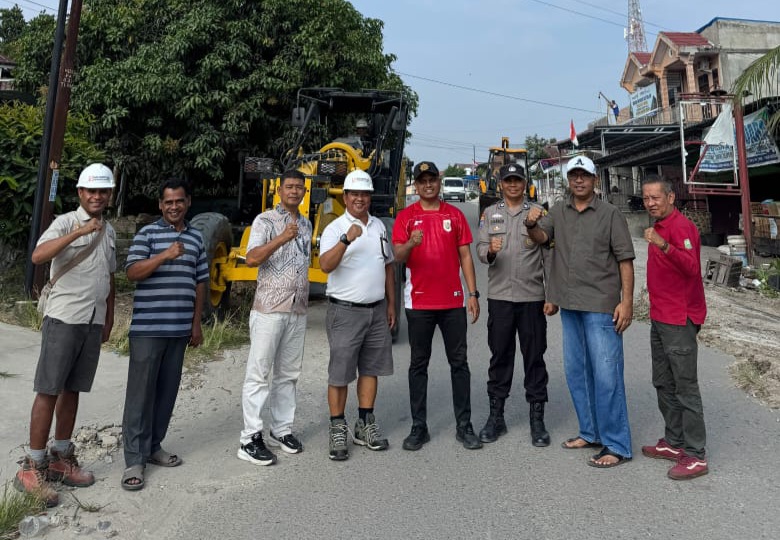Sambut HUT RI ke-81, LPM Simpang Belutu dan Upikel Gelar Gotong Royong Massal