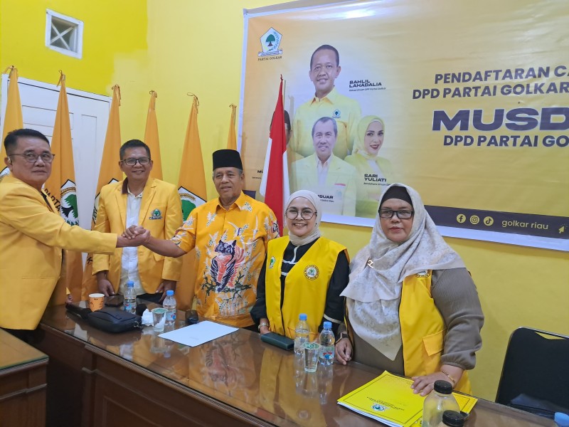 Helmi Jazid Resmi Maju Calon Ketua DPD Golkar Riau