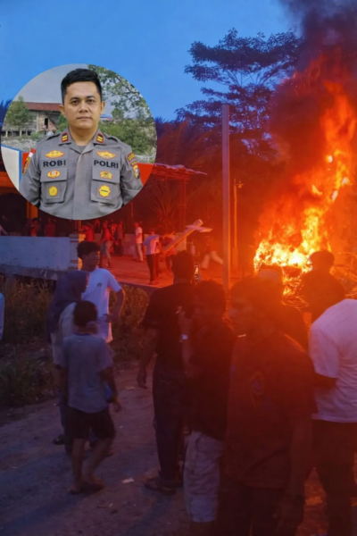 Dicopot Usai Demo Warga, Kapolsek Panipahan dan Kanit Reskrim Dievaluasi Polda Riau