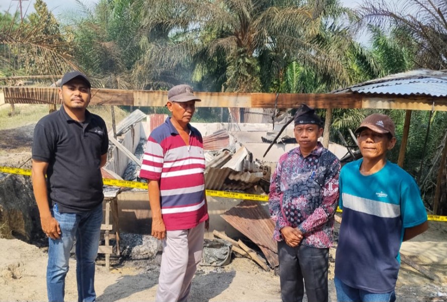 Pj Penghulu Minas Barat Sampaikan Duka, Warga Kehilangan Rumah Akibat Kebakaran