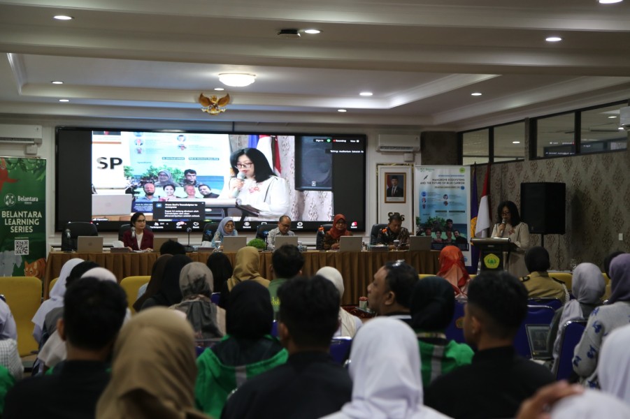 Belantara Foundation dan UNPAK Bahas Karbon Biru Ekosistem Mangrove dalam Seminar/Webinar Internasional