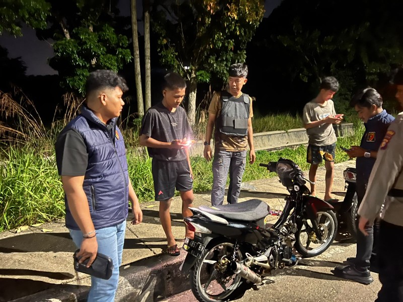 Tim Raga Polres Kuansing Gelar KRYD, Antisipasi Gangguan Kamtibmas dan C3