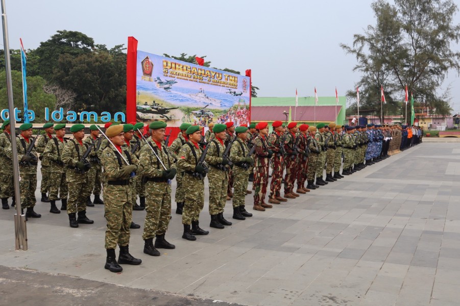 HUT ke-81 TNI di Dumai, Kodim 0320 Teguhkan Kemanunggalan TNI Bersama Rakyat