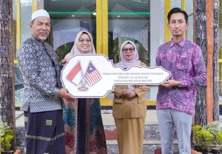 Wabup Kampar Resmikan Klinik Madani di Pesantren, Wujudkan Keadilan Kesehatan Santri