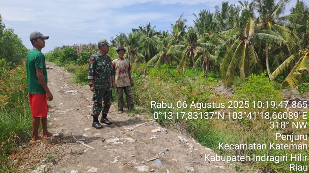 Antisipasi Karhutla, Koptu Deri Perdana Ingatkan Warga Tidak Membuka Lahan dengan Cara Membakar
