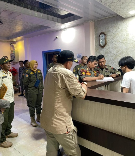 Tegakkan Perda Ketertiban Umum, Satpol PP Bengkalis Gelar Razia di Sejumlah Lokasi