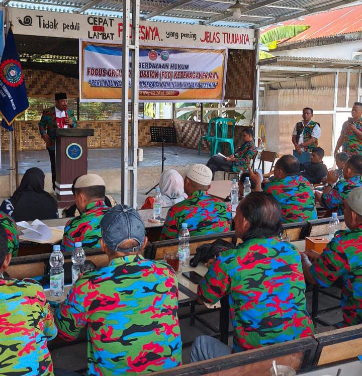 FSPTI Siak Taja FGD Perlindungan Hukum Sebagai Jaminan Hak Pekerja