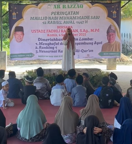 PT Alimar & PT Sinergi Prima Dukung Lomba Islami Masjid Ar Razzaq Sambut Maulid Nabi.