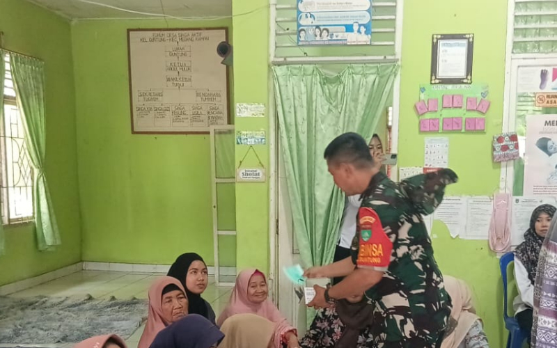Dinkes Dumai Gelar Cek Kesehatan Gratis dan Bagikan Masker di Kelurahan Guntung