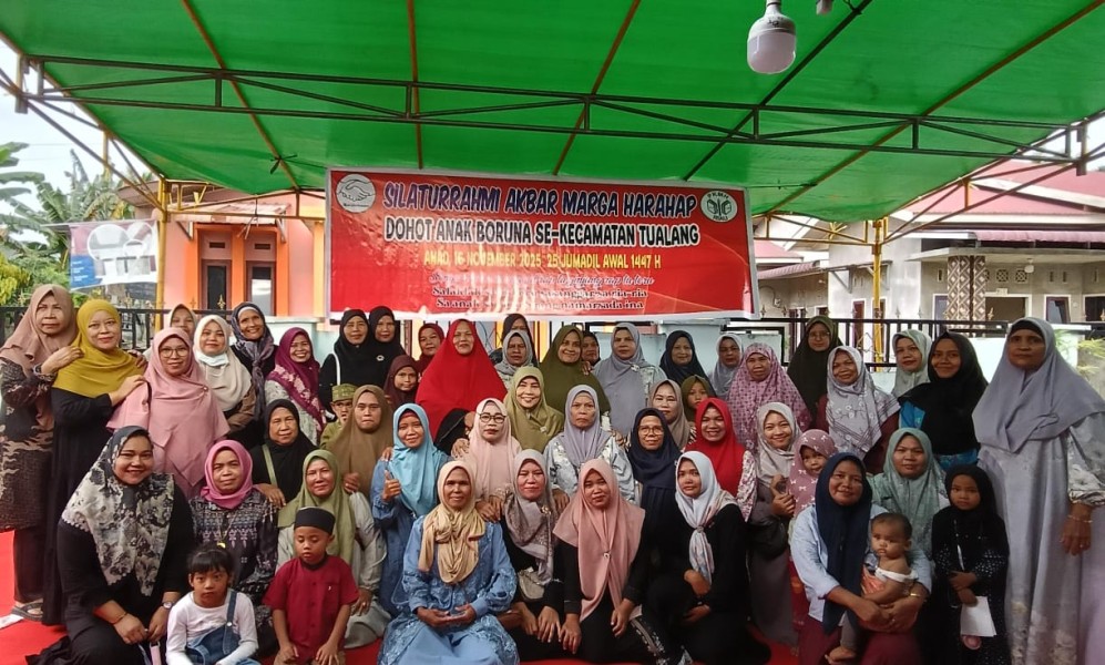 Silaturrahmi Akbar Marga Harahap Se-Kecamatan Tualang: 'Songon Siala Sampagul', Kekuatan Persaudaraan Yang Dipererat Kembali