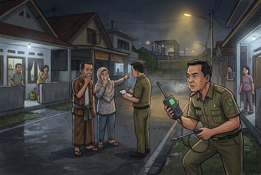 Warga Pekanbaru Laporkan Kemunculan Aroma Menyengat Malam Hari