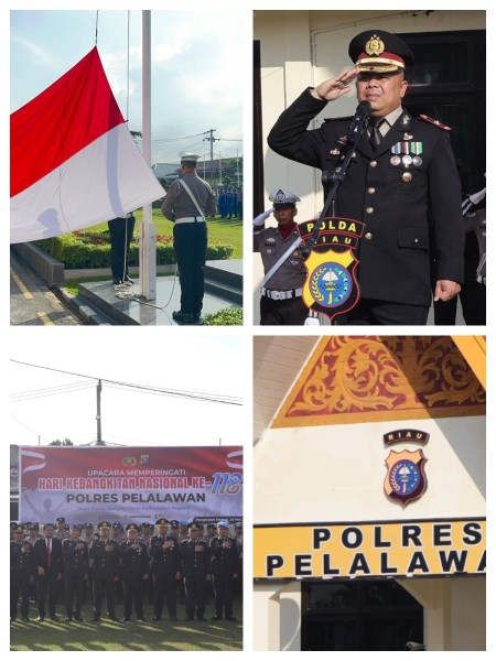 Polres Pelalawan Peringati Hari Kebangkitan Nasional ke-118, Teguhkan Semangat Persatuan dan Pengabdian
