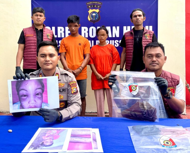 Aniaya Anak Kandungnya, Polsek Bonai Darussalam Tangkap Dua Pelaku Kekerasan terhadap Anak di Bawah Umur