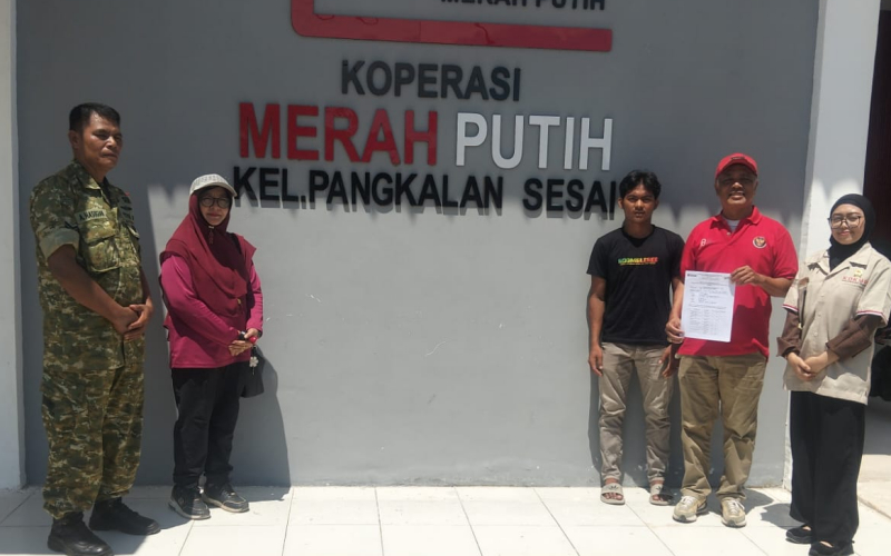 Kodim 0320/Dumai Terus Dukung Keamanan Fasilitas KDKMP, 8 CCTV Dipasang di Pangkalan Sesai