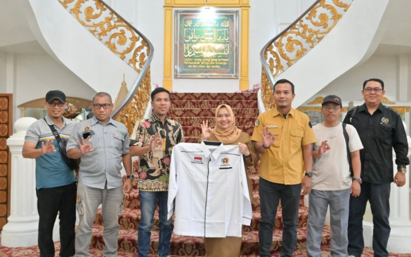 Berjalan Penuh Keakraban, Bupati Kasmarni Terima Audiensi PWI Bengkalis