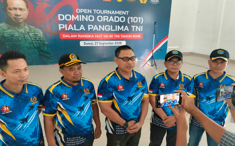 Dorong Domino Jadi Olahraga Prestasi, Orado 101 Piala Panglima TNI Digelar di Dumai
