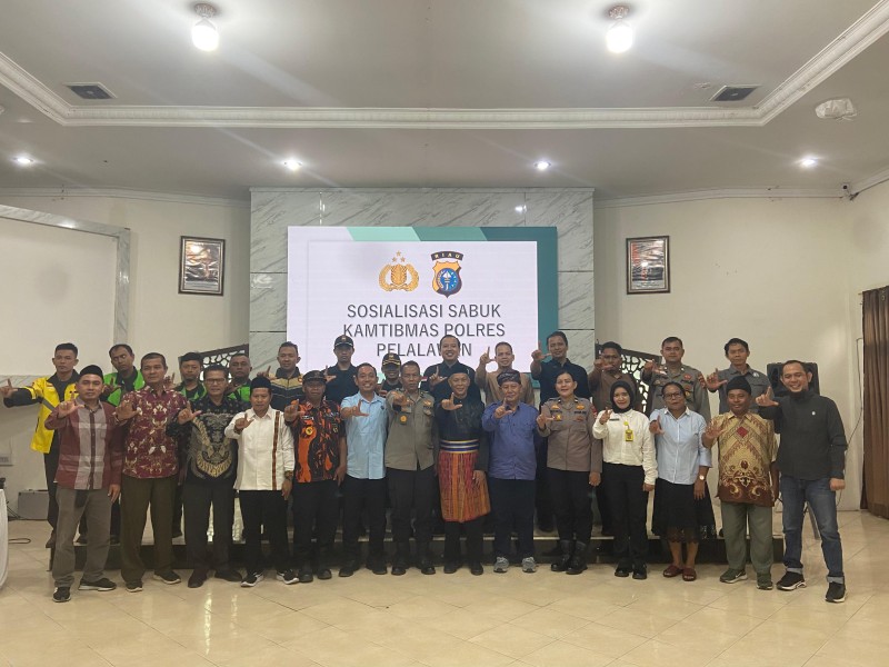 Polres Pelalawan Gaungkan Sabuk Kamtibmas, Perkuat Sinergi Jaga Keamanan dan Antisipasi Karhutla