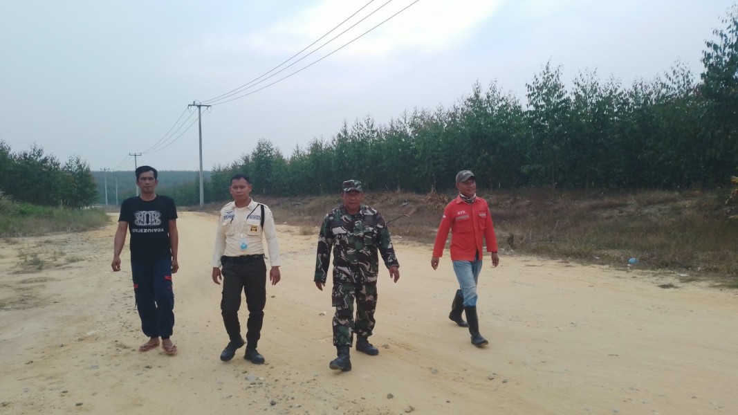 Pelda Benriyadi Perkuat Patroli Karhutla di Lubuk Umbut, Pastikan Kondisi Wilayah Tetap Aman