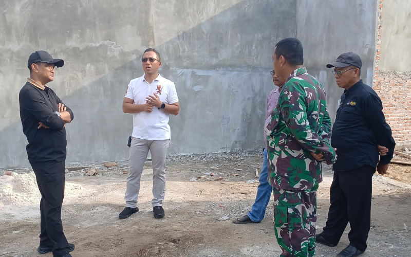 Kodim 0320 Dumai Percepat Pembangunan KDKMP di Bukit Kapur