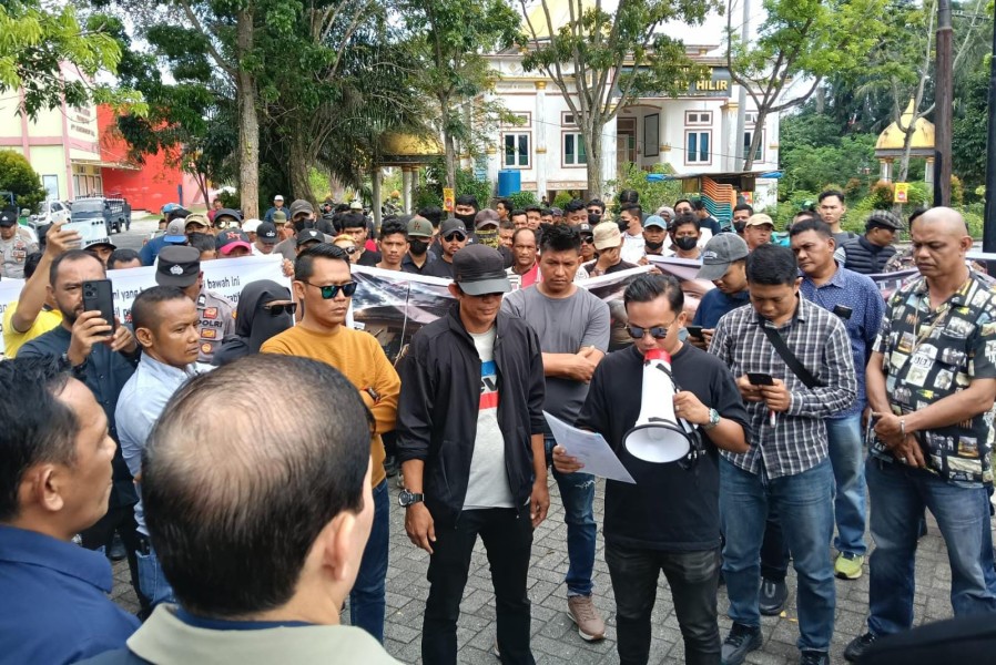 Kades Danau Rambai Bantah Warganya Demo Agrinas, Sebut Nama Desa Dicatut