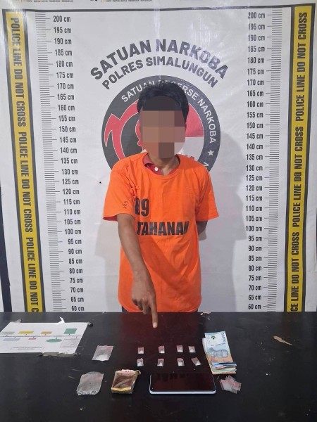 Kepergok Tunggu Pembeli Sabu, Pria Tanah Jawa Dibekuk Polres Simalungun