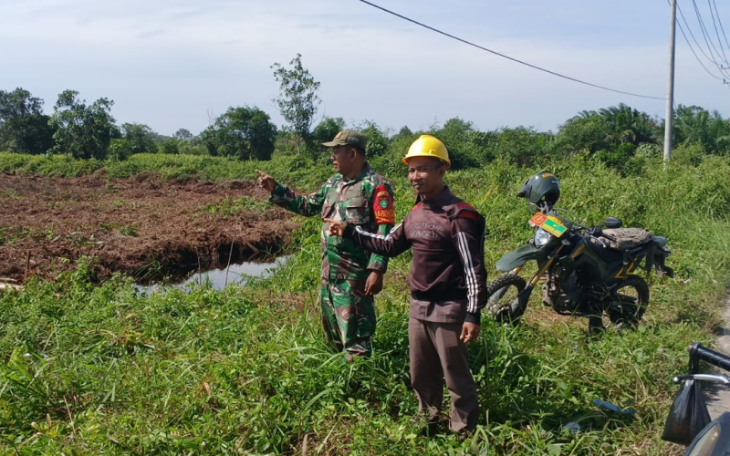 Kodim 0320 Dumai Intensifkan Patroli dan Sosialisasi Karhutla di Pelintung